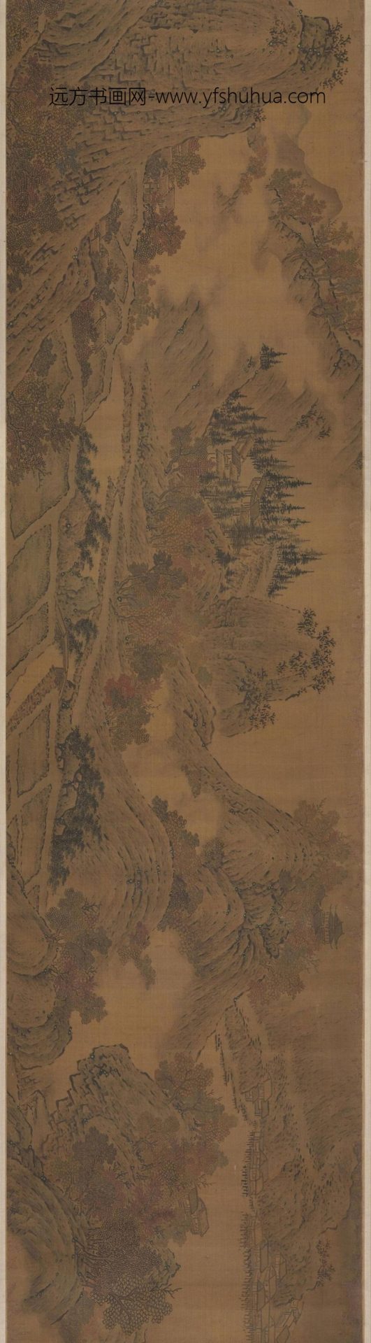 北宋 范宽 烟岚秋晓图卷（全卷）绢本30×603.3_2