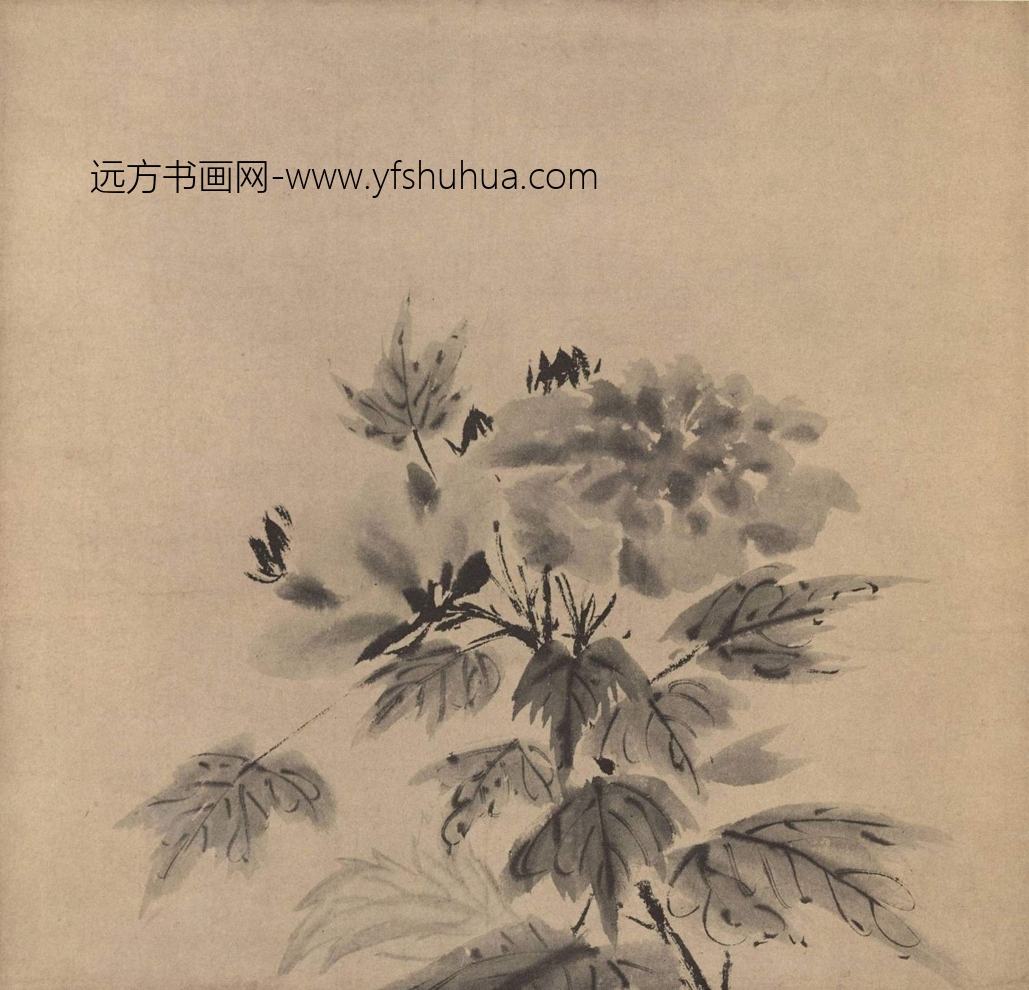 南宋_牧溪_芙蓉图