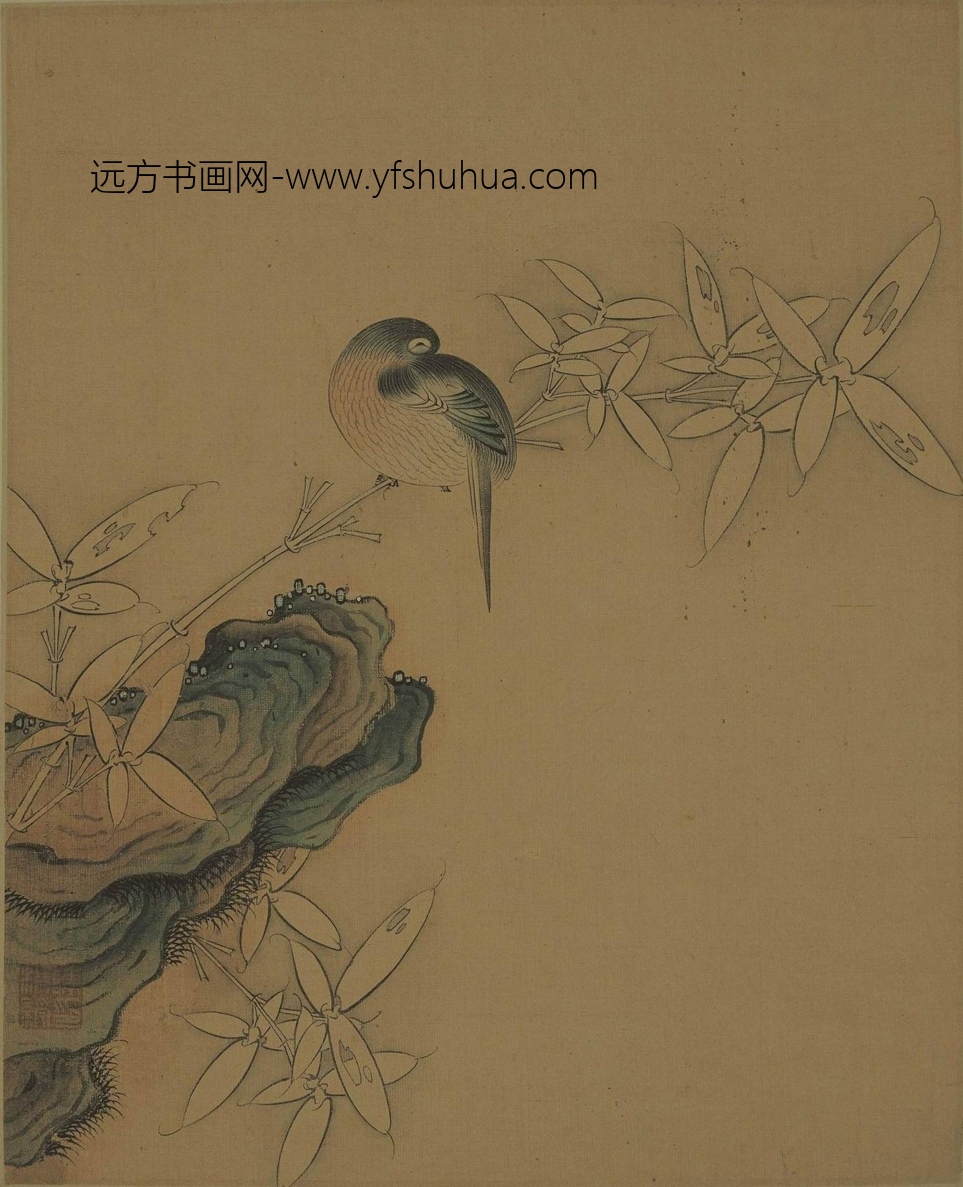 明_陈洪绶_花鸟册(谢稚柳题跋本)_4