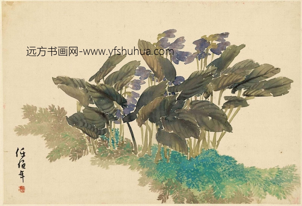 清_任伯年_花卉十二开_8