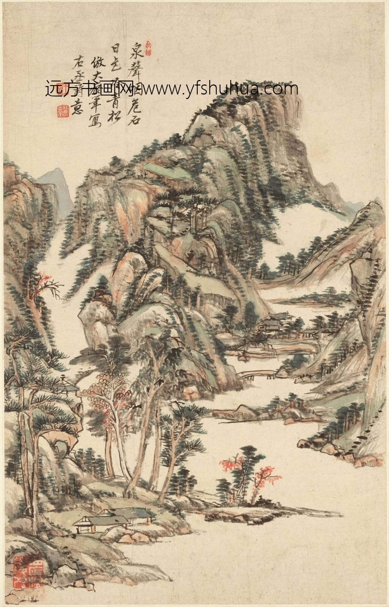 清_王原祁_王原祁-山水十二开画册_13