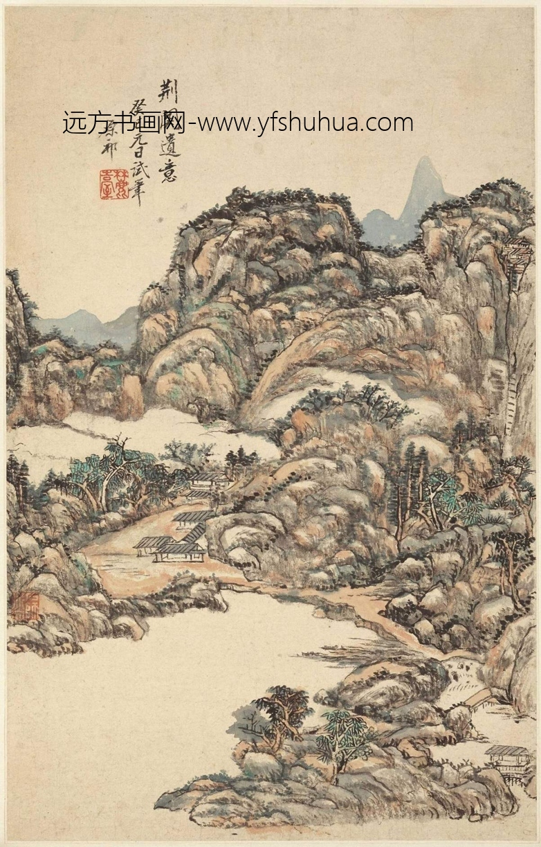 清_王原祁_王原祁-山水十二开画册_7