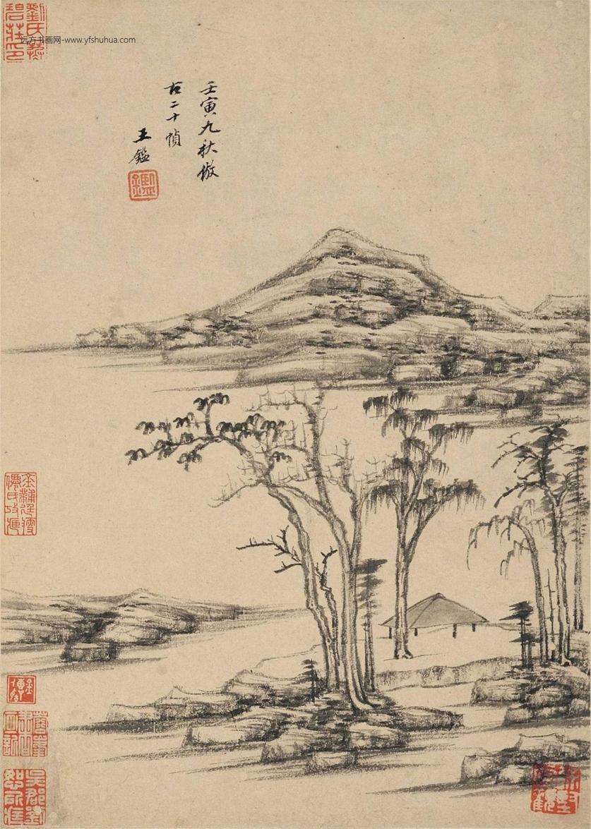 清_王鉴_仿古山水册二_12