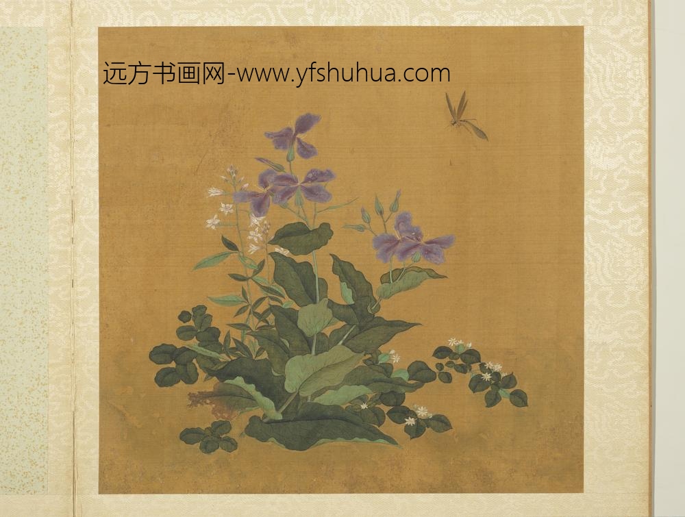 __五代后蜀黄筌长春花鸟.册.花卉草虫故画__KANPAC