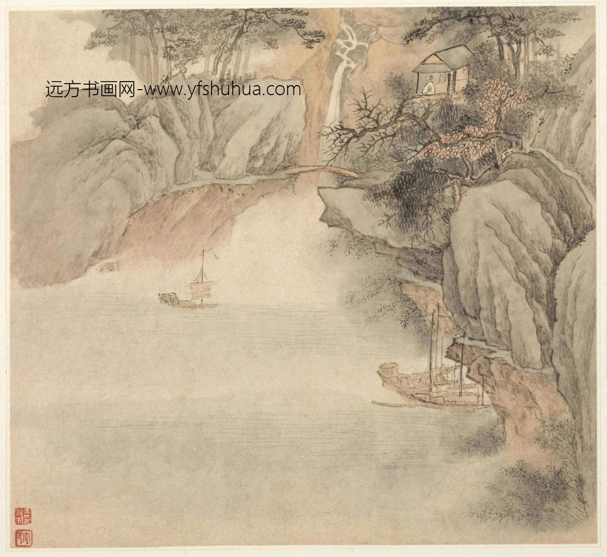 清_王槩_王安节画册 八开 纸本 南海画楼本_17