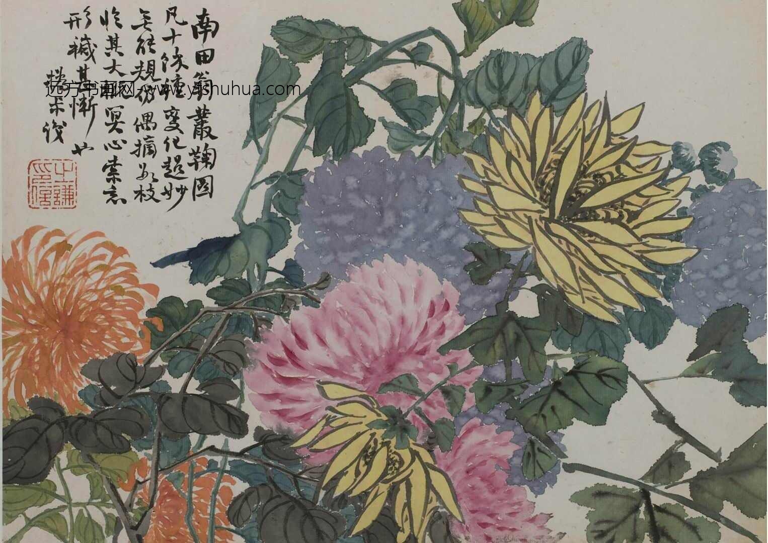 清_赵之谦_花卉册十二开_12