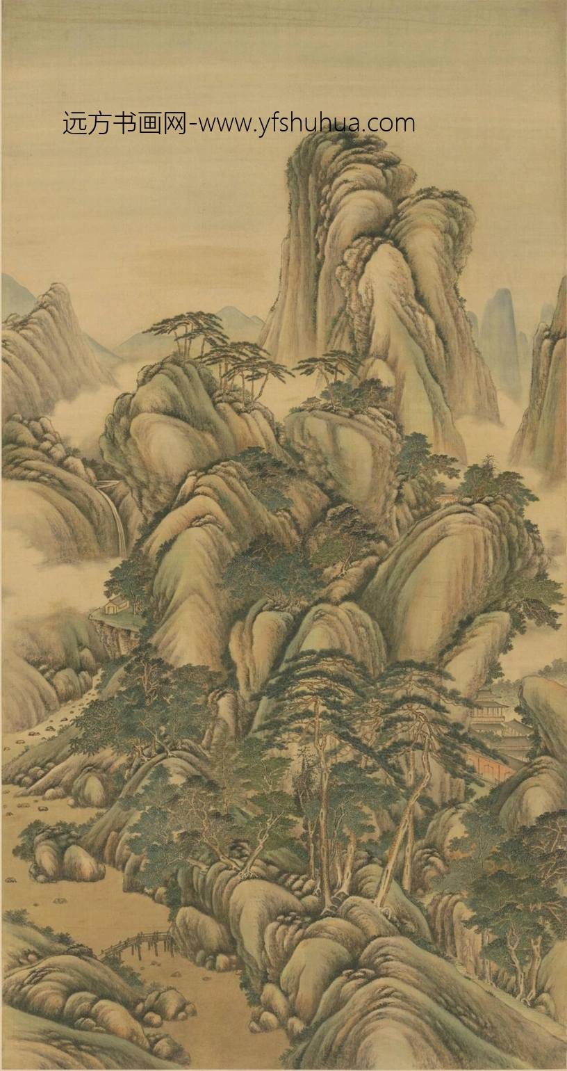 清-清人画胤禛行乐图轴-故00006442-10-10