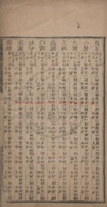 01754-大清乾隆二十九年歲次甲申時憲書_清欽天監刊朱墨套印本1