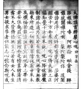 02938-佛頂尊勝陀羅尼等靈異神咒二十道_(清)釋六舟題籤_宋刊乾道九年(1173)秀州惠雲院僧德求印梵夾巾箱本1