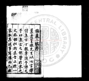 07668-梅巖小稿_(明)張旭撰_明弘正間(1488-1521)休寧張氏原刊本0