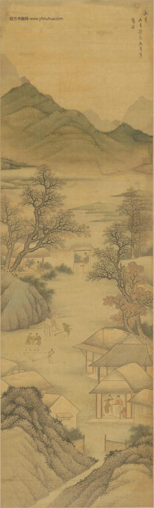 清-王概豳风图屏-新00092743-9-12