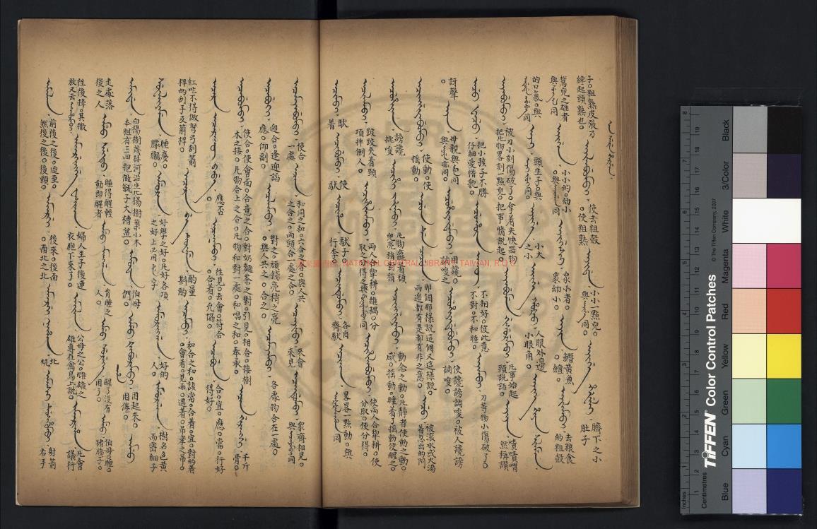 09087-清文彙書_(清)李延基撰_清嘉慶二十四年(1819)宗室奉恩將軍敬齋鈔本1