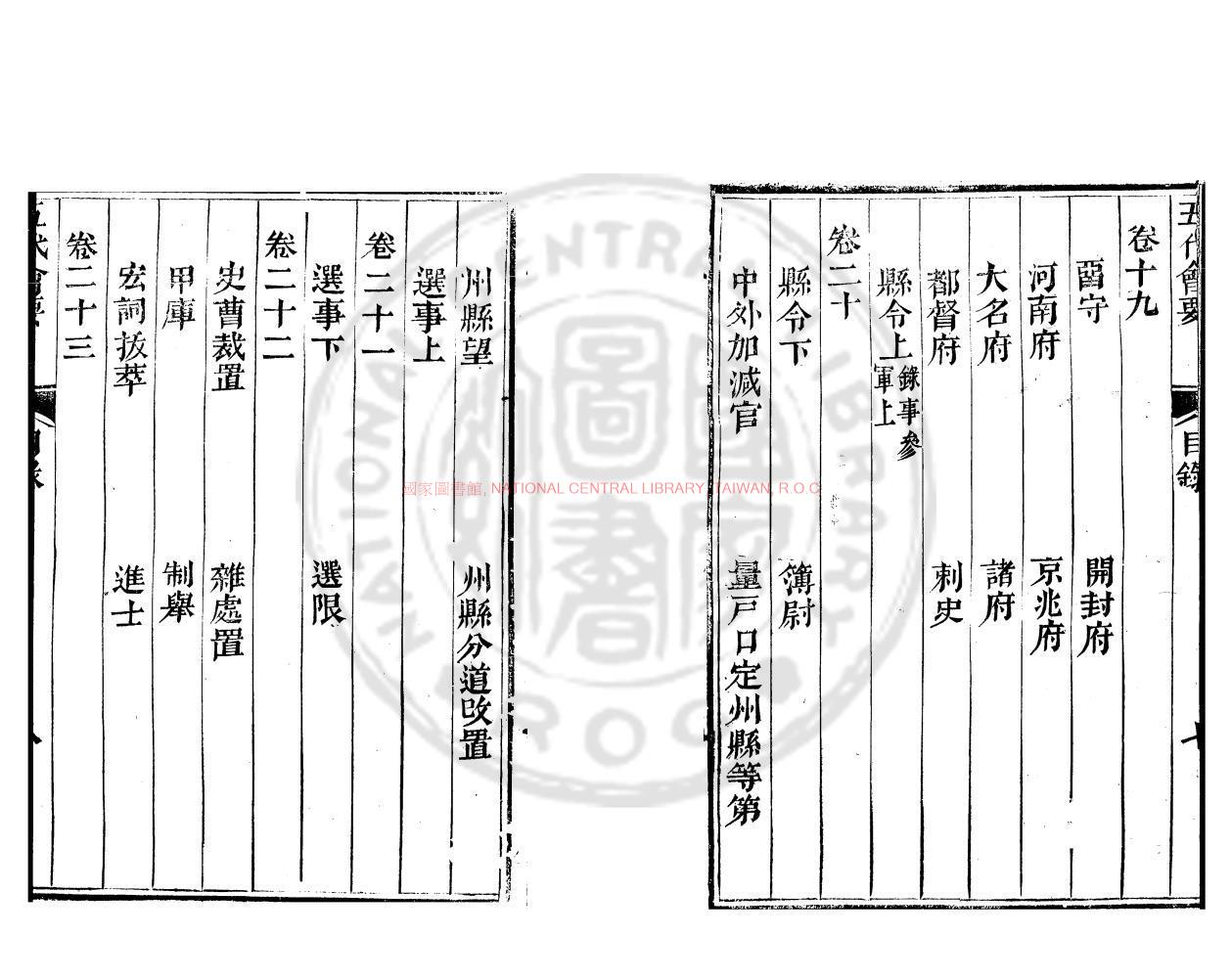 12647-五代會要_(宋)王溥撰_綠格舊鈔本1