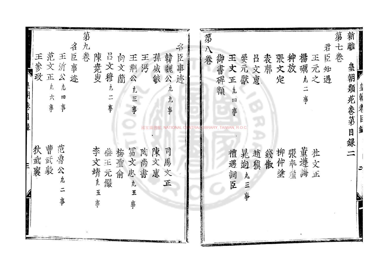 13432-新雕皇朝類苑_(宋)江少虞撰_日本元和七年(1621)銅活字本1