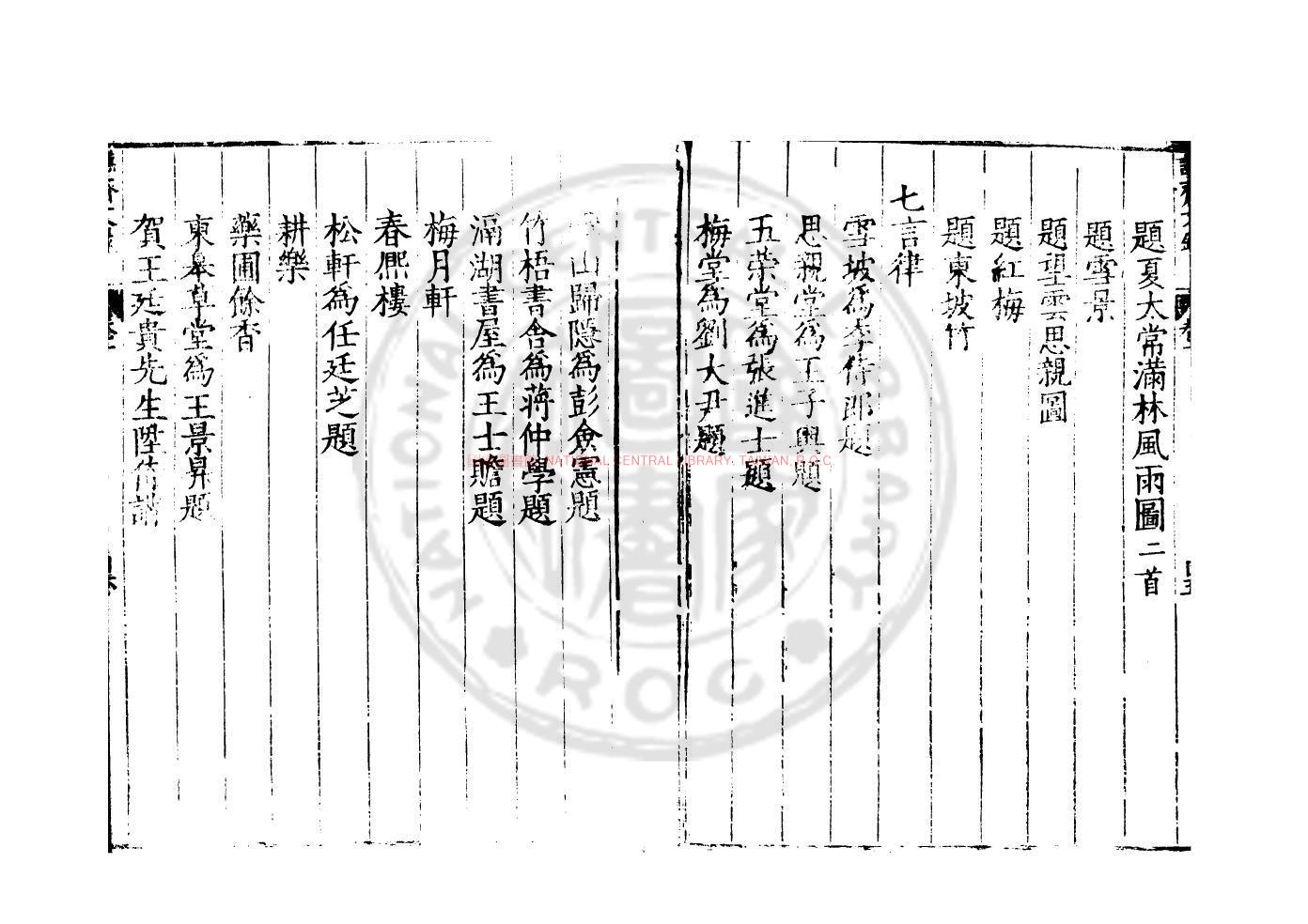 13946-徐文靖公謙齋文錄_(明)徐溥撰_明嘉靖間(1522-1566)義興徐氏家刊本1