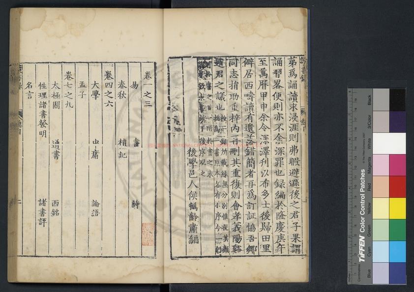 14120-薛文清公讀書全錄類編_(明)薛瑄撰_明萬曆四十二年(1614)陜西監察御史張銓刊本1