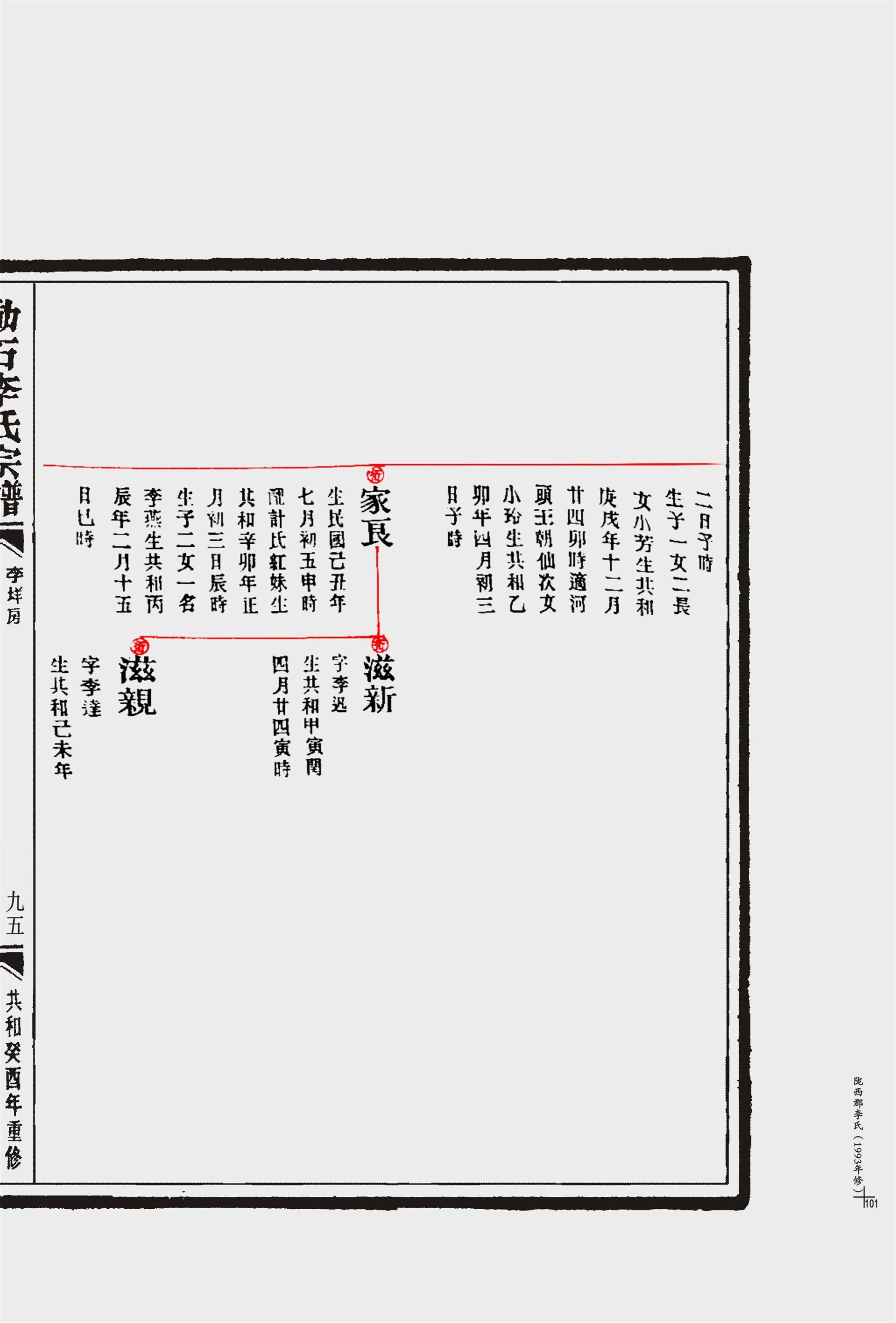 _【茶山街道羅豐村】隴西郡永嘉動石李氏宗譜（共和癸酉年重修）一冊__