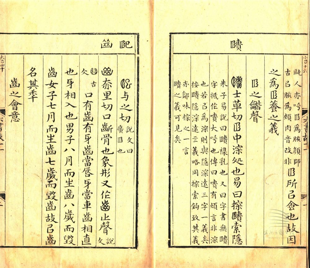 _六書故三十三卷六書通釋一卷（第七冊卷十一）__