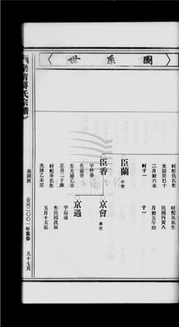 _[浙江樂清]重修傅氏宗譜三卷（第三冊卷三下）__