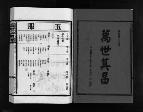 _[浙江樂清]重修扶風龍門萬氏宗譜（第十九冊）__