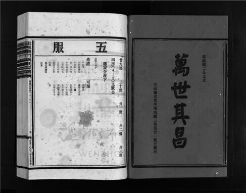 _[浙江樂清]重修扶風龍門萬氏宗譜（第十四冊）__