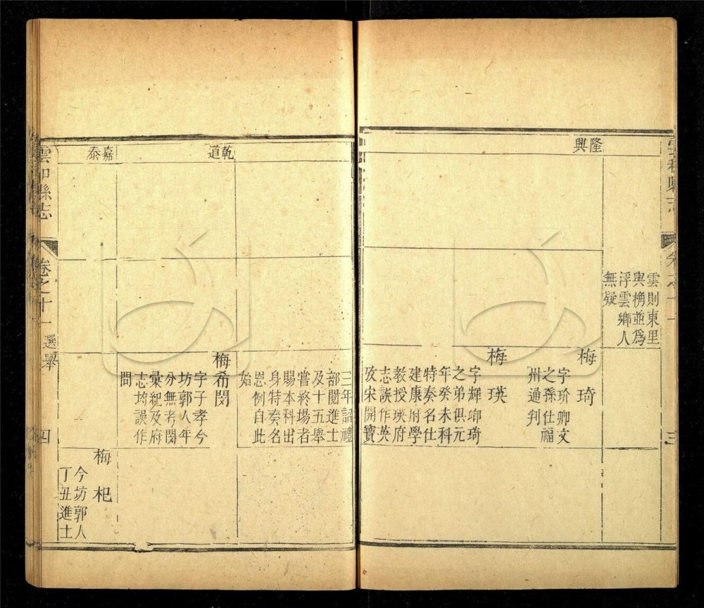 -【同治】雲和縣志十六卷首一卷末一卷-第四册__