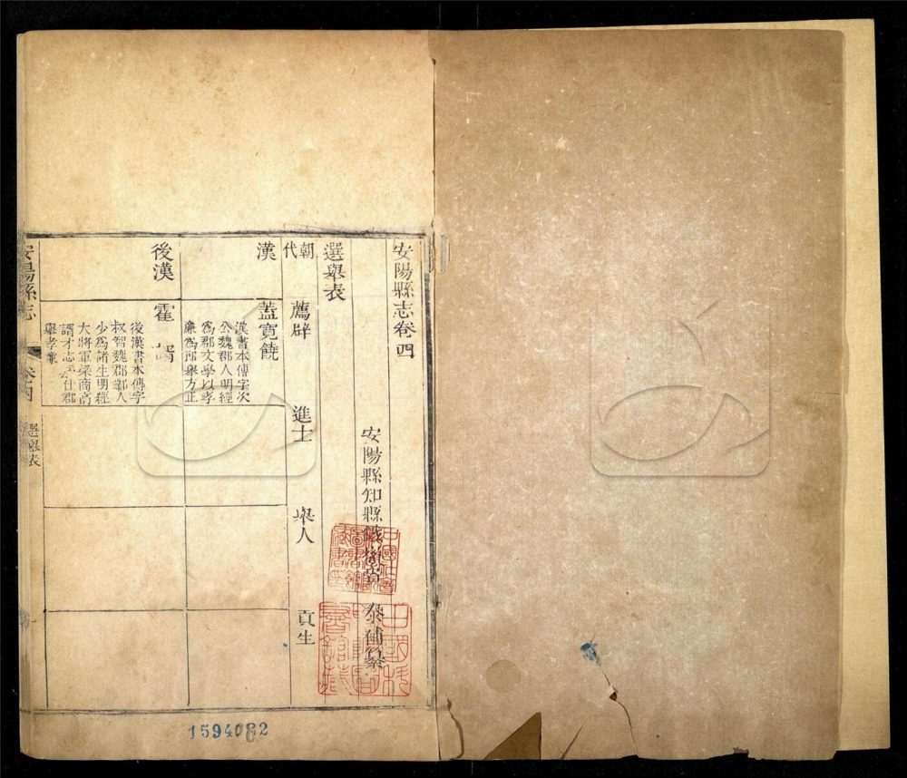 -【嘉慶】安陽縣志二十八卷首一卷-附安陽縣金石錄十二卷-第二册__