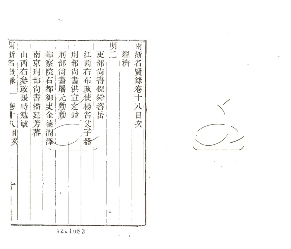 -兩浙名賢錄六十二卷-第十八册__