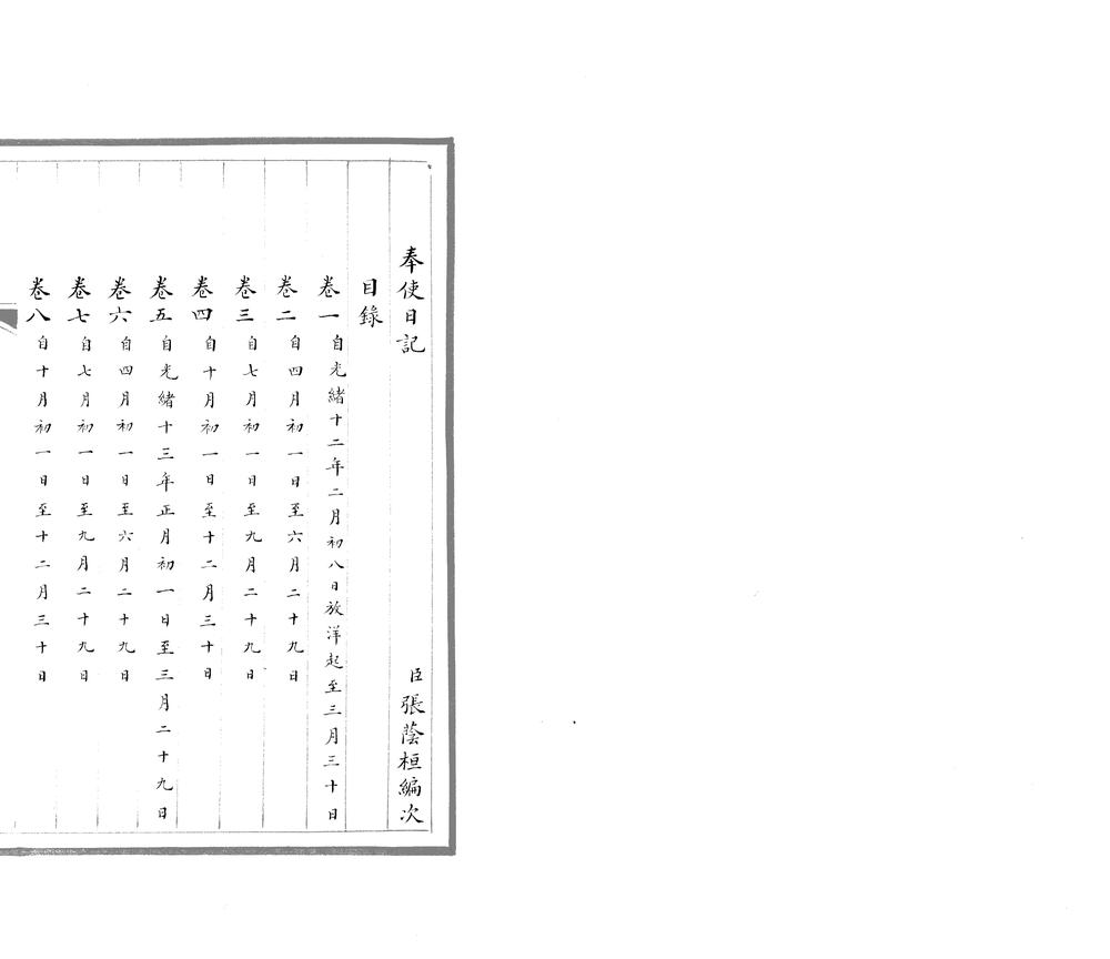 _奉使日记十六卷清光绪十二年至十五年__