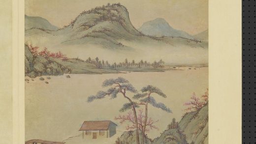 __清佛延画油画山水图.册.山水（五）故画__KANPAA