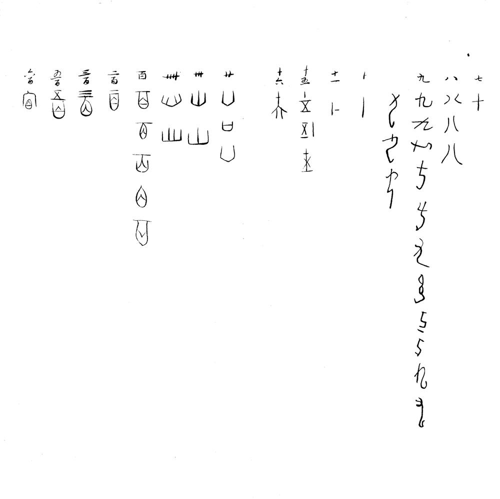 _甲骨文字类纂初稿不分卷__