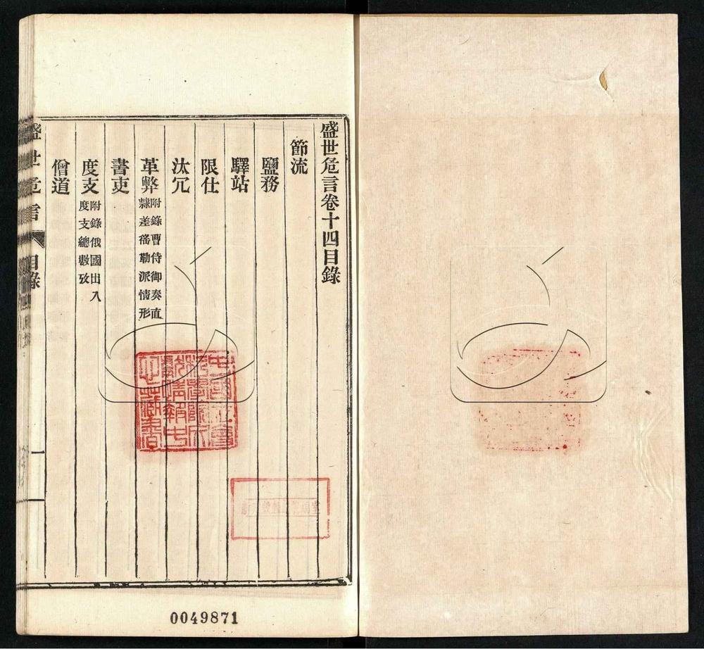 -盛世危言十四卷後續一卷-第八册__