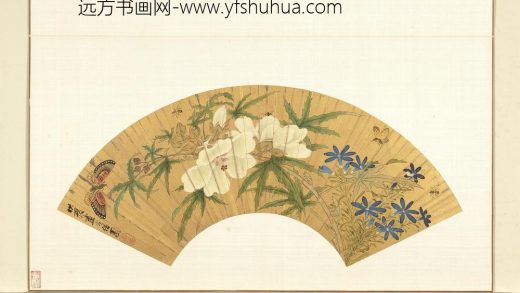 明花卉画册-明陈洪绶花卉