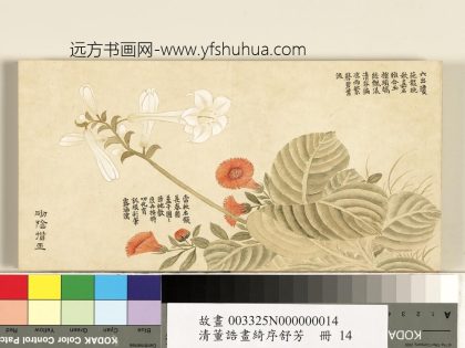 清董诰画绮序舒芳-册-砌阴攒玉