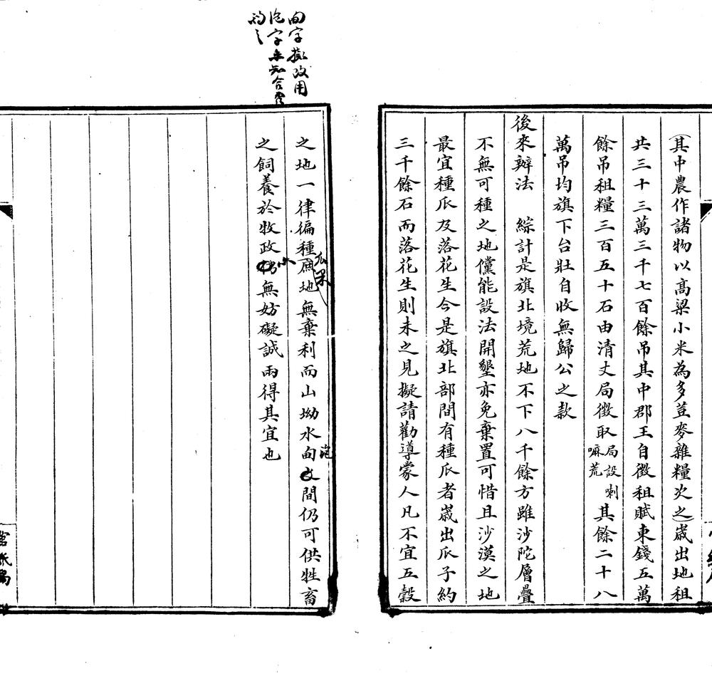 _科尔沁左翼前宾图郡王旗调查书不分卷__