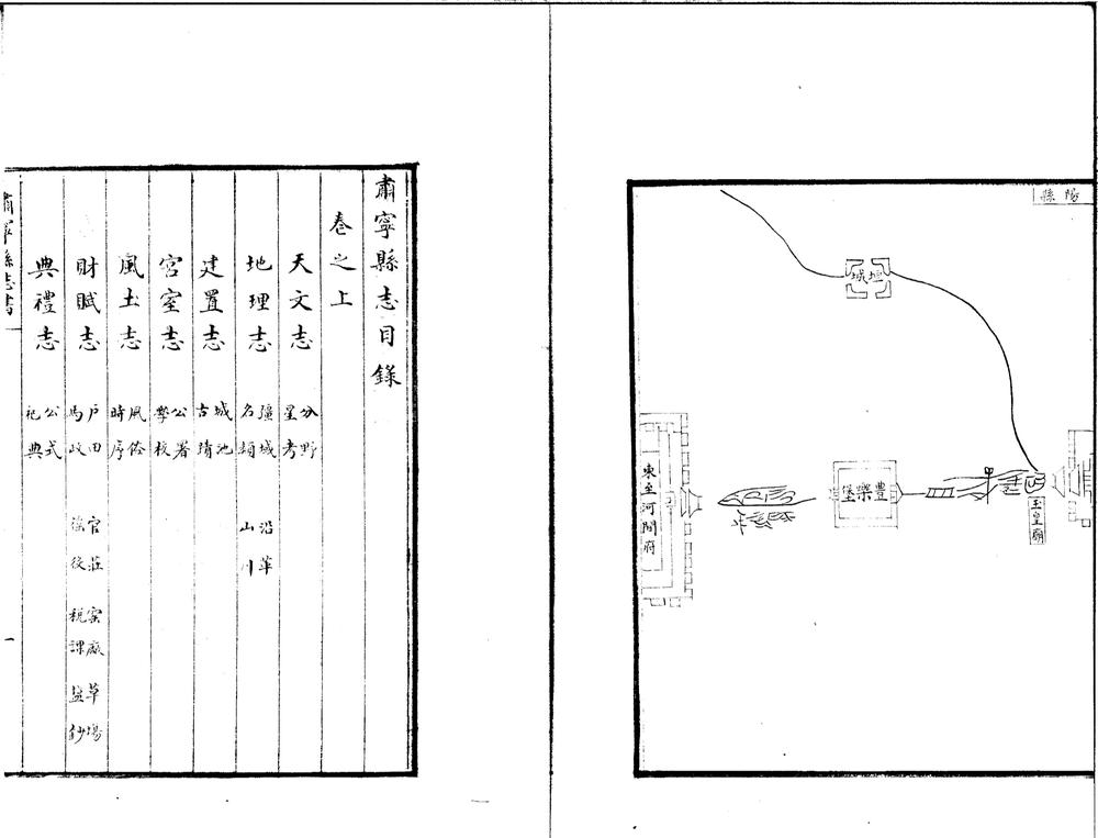 _肃宁县志二卷__