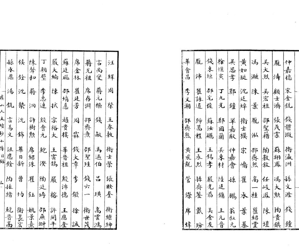 _虞山人文小传一卷续一卷__