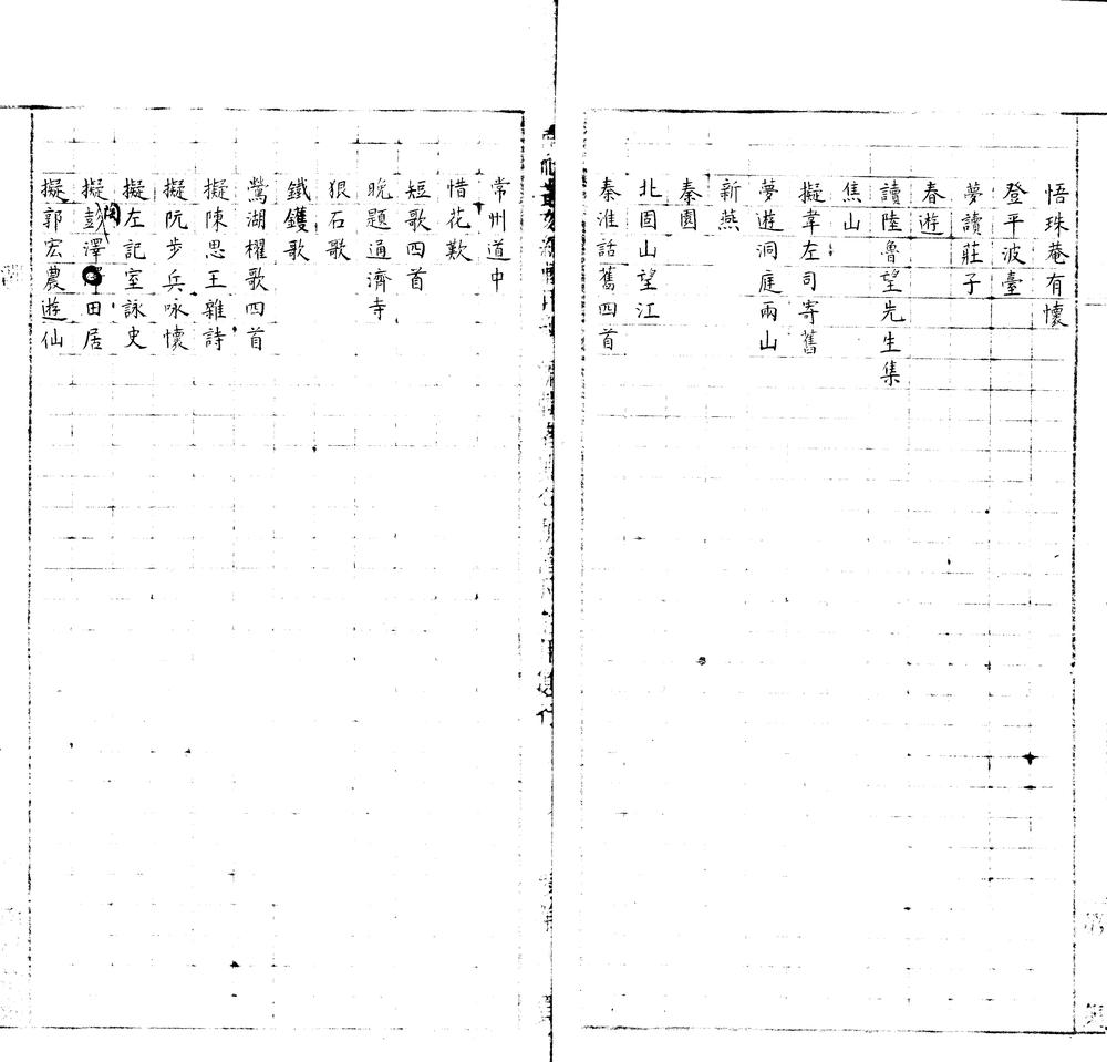 _雪桥诗稿二卷附雪桥观潮图题咏一卷__