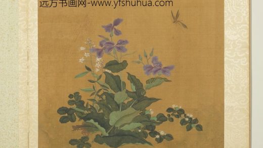 __五代后蜀黄筌长春花鸟.册.花卉草虫故画__KANPAC