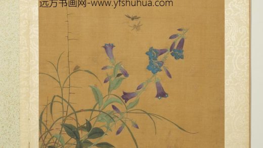 __五代后蜀黄筌长春花鸟.册.瓢虫蜜蜂故画__KANPAC