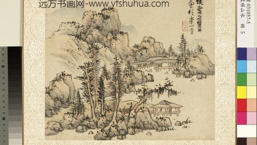 明蓝瑛山水册画山水明蓝瑛山水册画山水