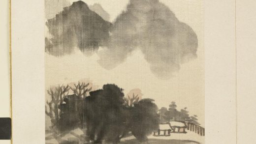 胡远山水花卉册_画米家山