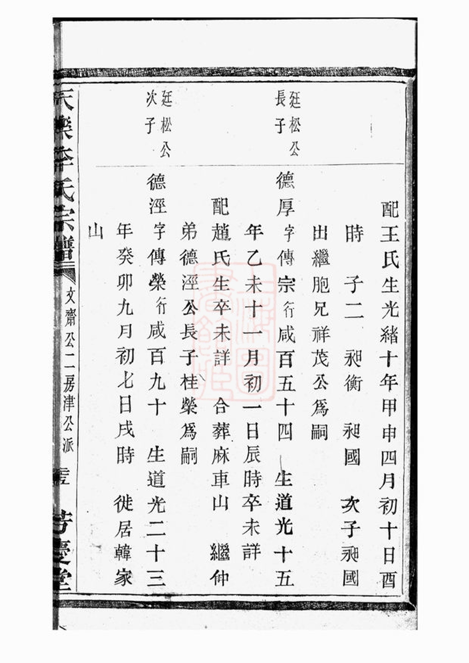 _天樂李氏宗譜 version part __