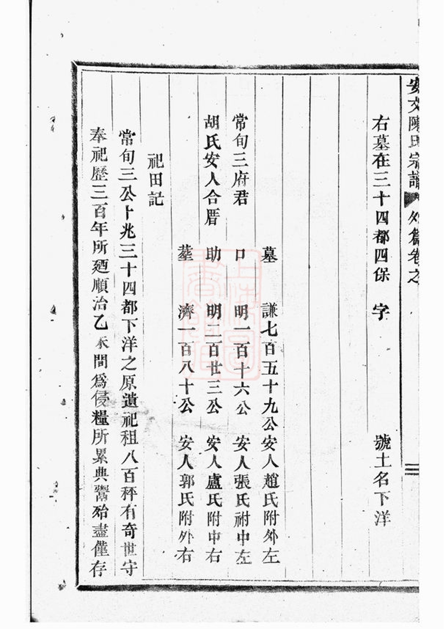 _安文陳氏宗譜 version part __