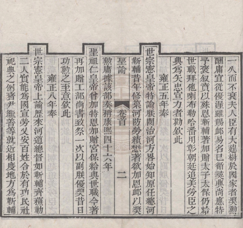 《治河方略十卷》(清)靳輔撰