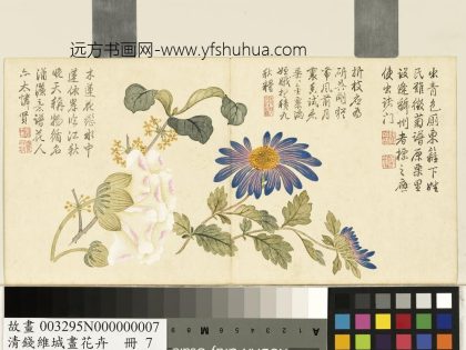 清钱维城画花卉册 芙蓉桂花.jpg