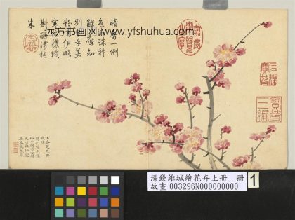 清钱维城绘花卉（上）册 红梅.jpg