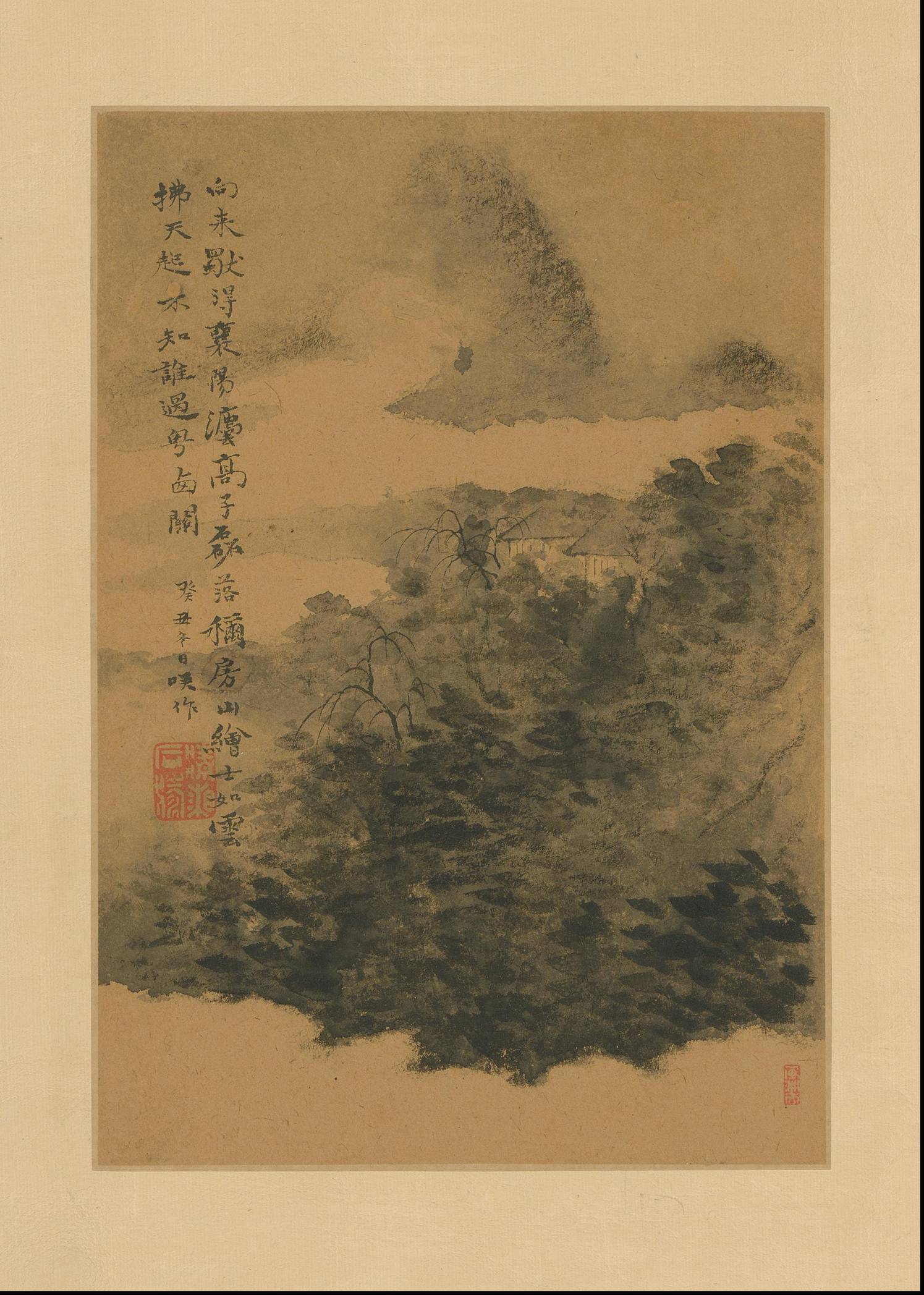 清朝代【石涛】《山水图册（10开）》TIF高清大图中国画古画素材下载